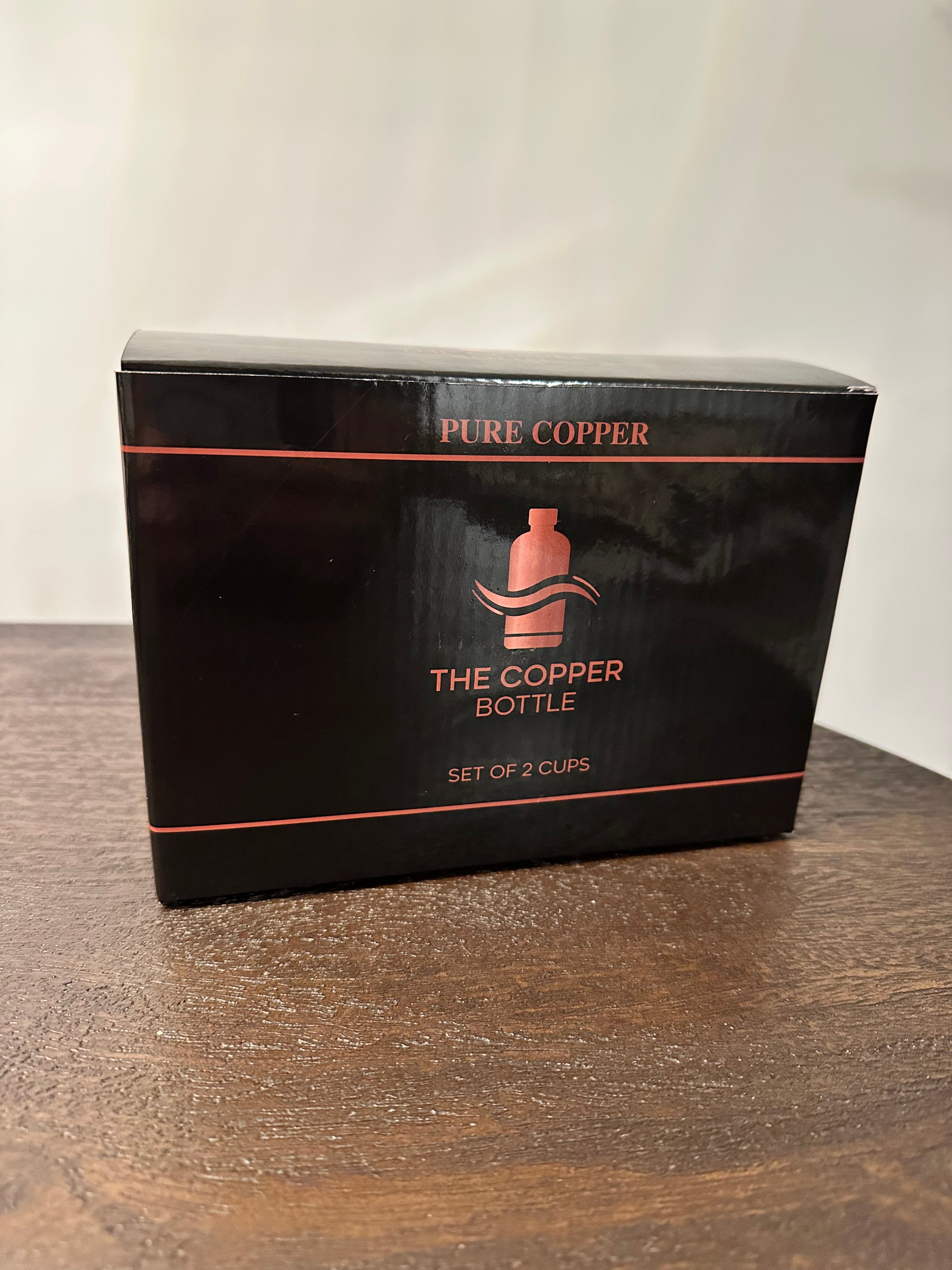 Pure Copper Cups with Lid