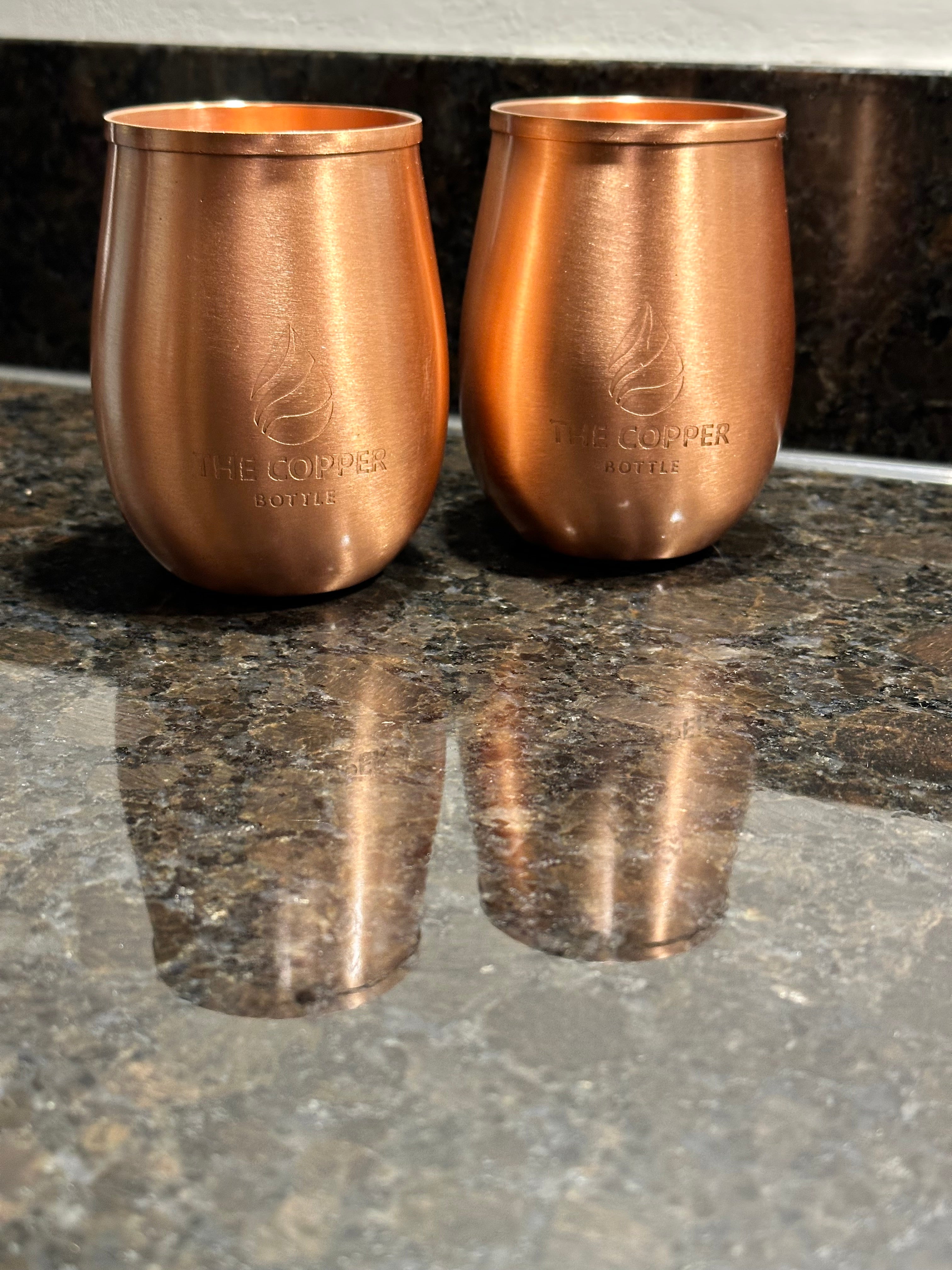 Pure Copper Cups with Lid