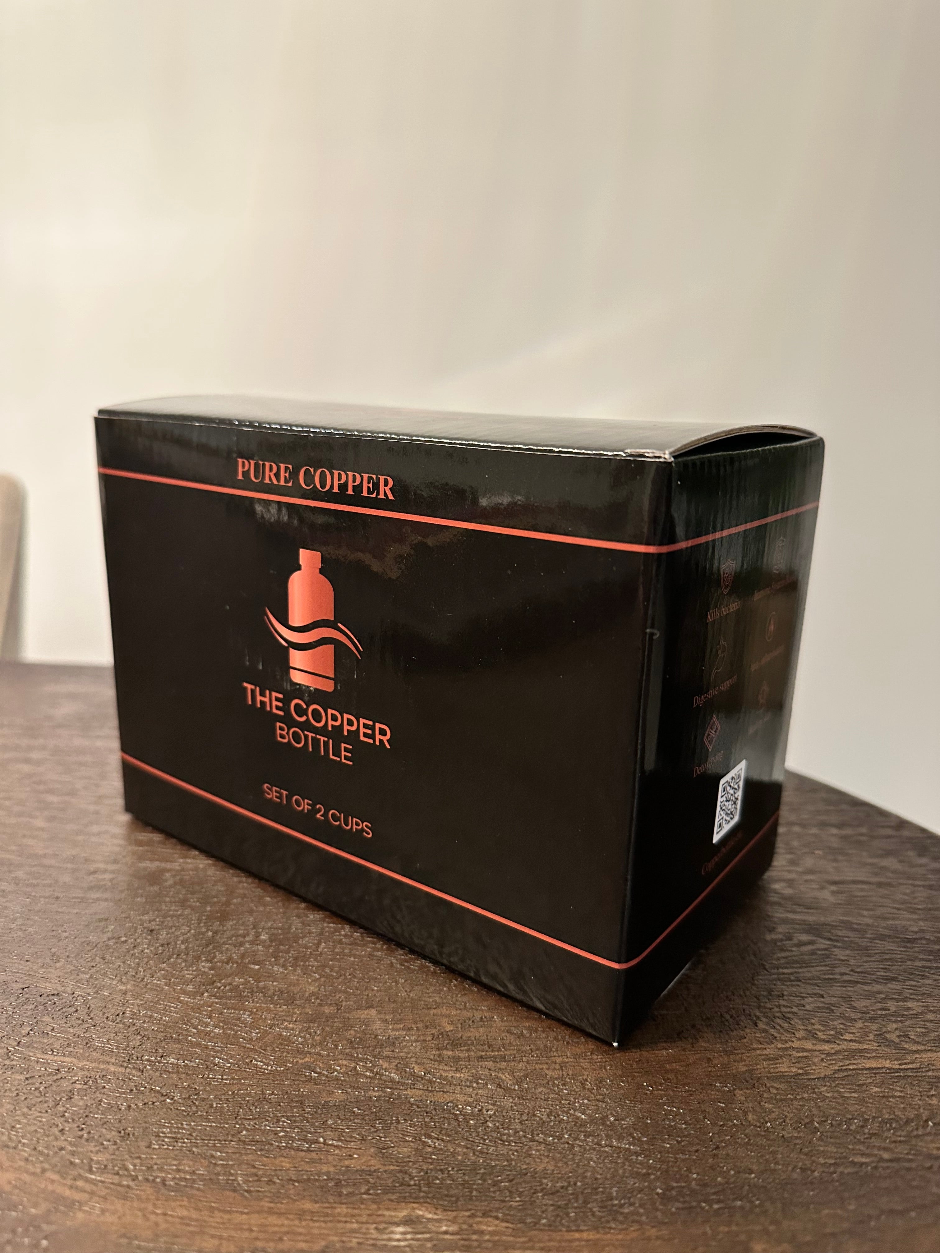 Pure Copper Cups with Lid